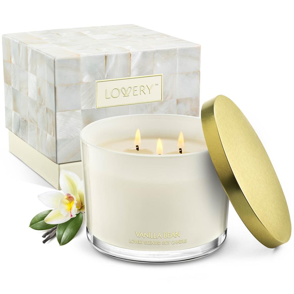Lovery Vanilla Bean 3 Wick Candle