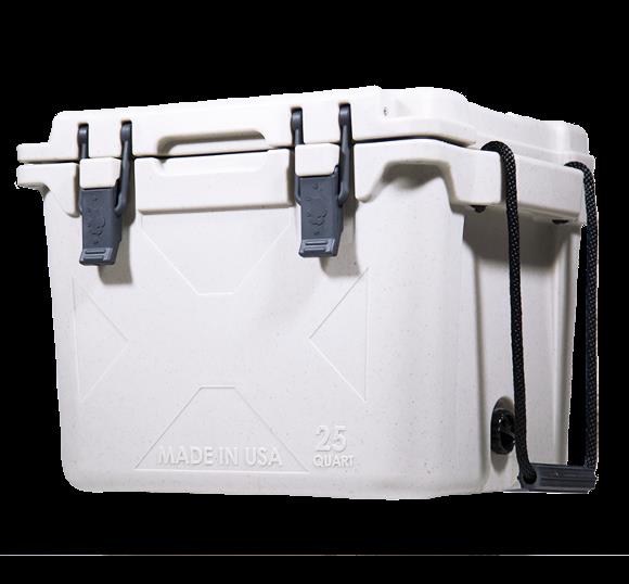 White 25 QT Bison Cooler