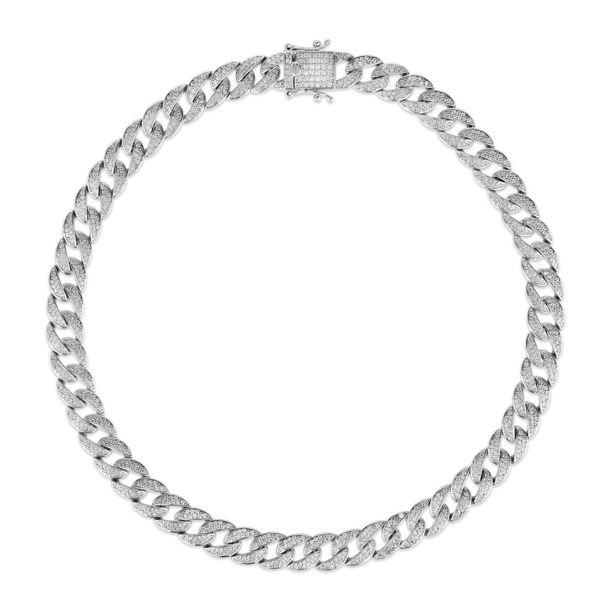 Anna Zuckerman Havana 9mm Cuban Necklace Size 18 inch