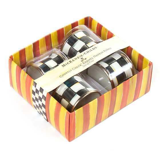 MacKenzie-Childs Napkin Rings, Set of 4