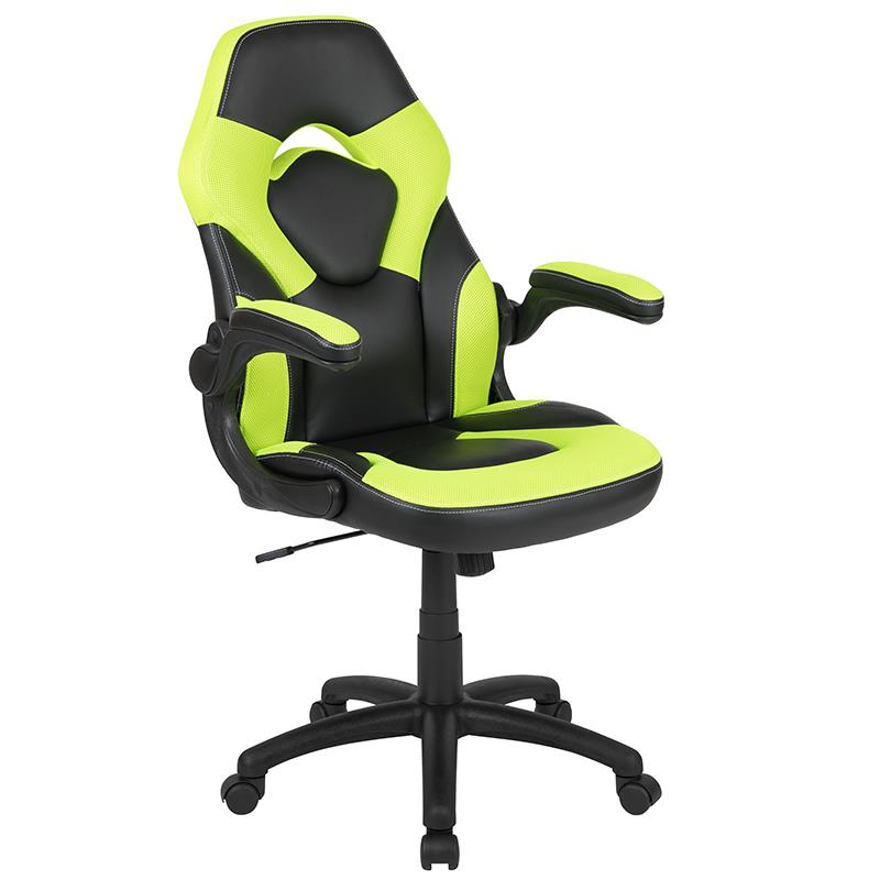 OSC Designs Green/Black X10 Series Ergonomic Racing Style Gaming Chair