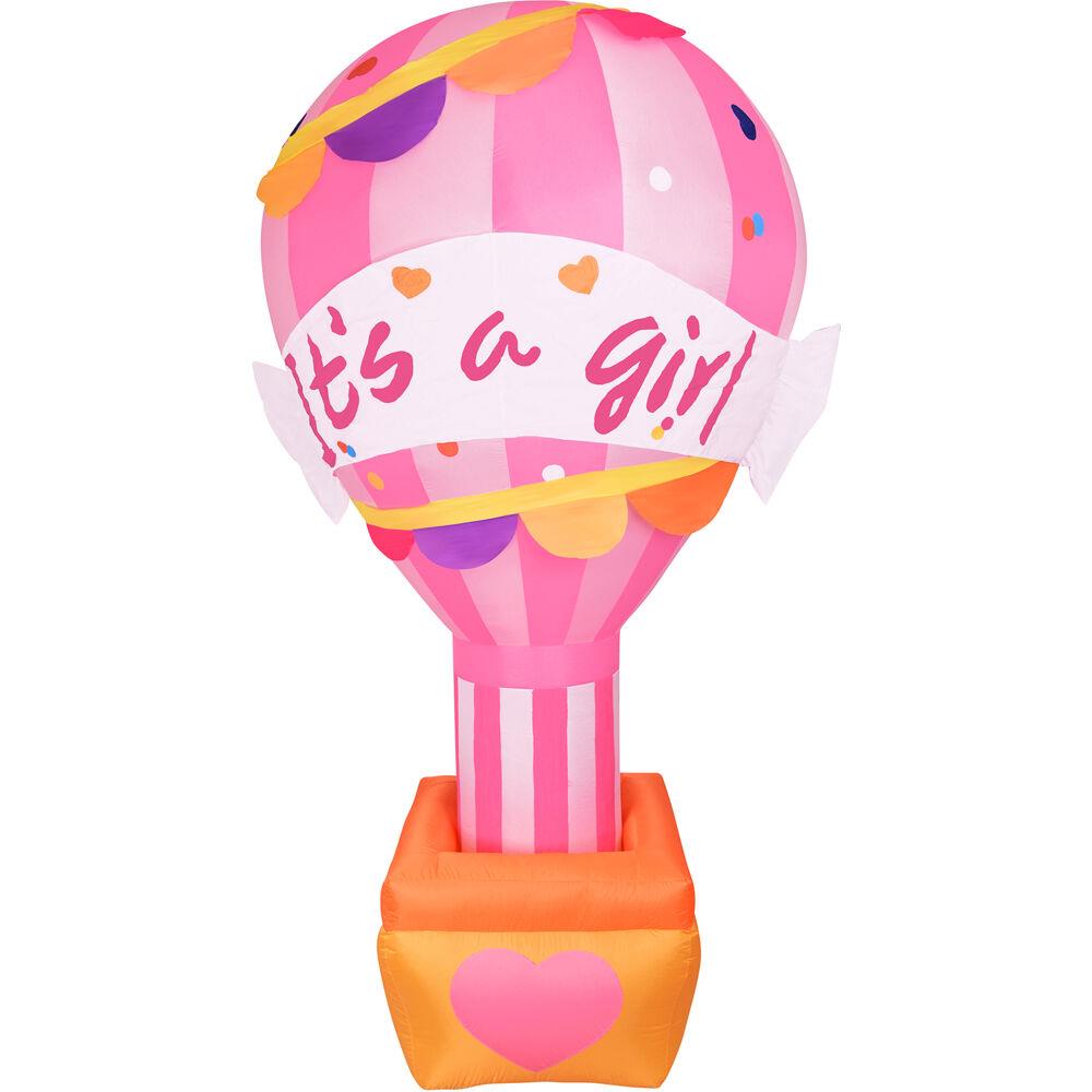 Fraser Hill 10-Ft. Tall It's a Girl Outdoor Blow-Up Inflatable with Lights and Storage Bag for Baby Shower Celeb
