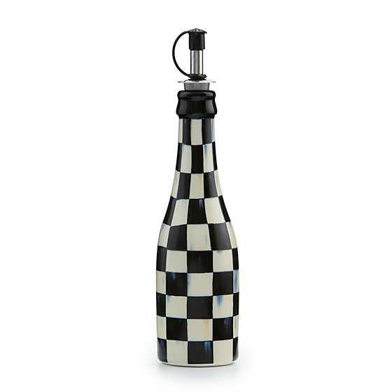MacKenzie-Childs rosy check farmhouse oil cruet
