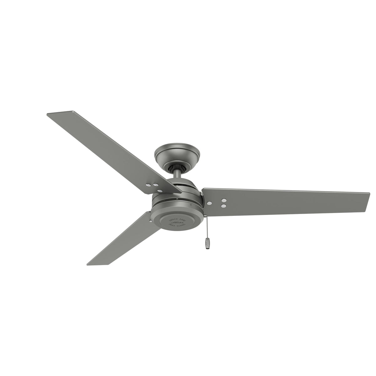 Hunter Cassius 52" Outdoor Ceiling Fan Matte Silver