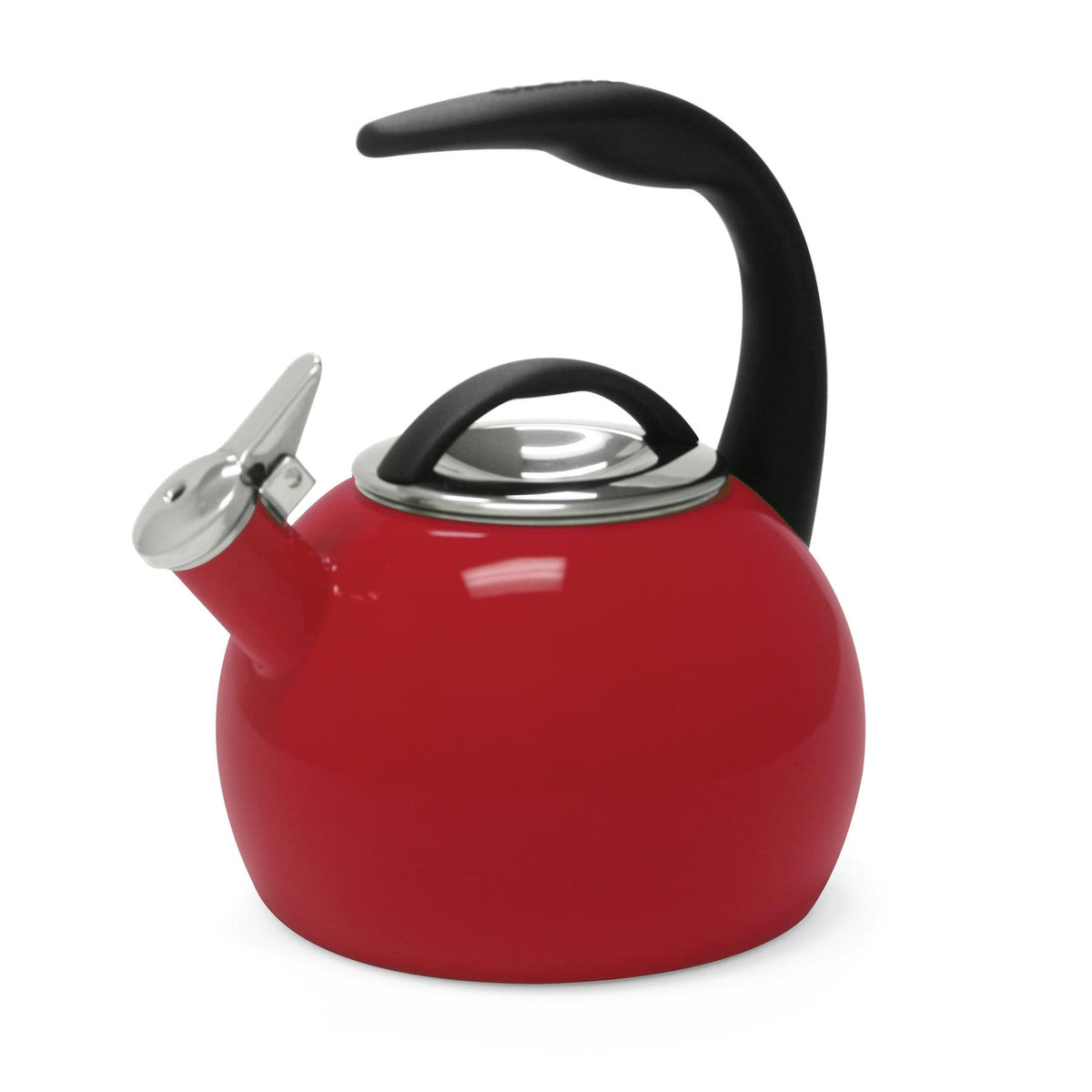 Chantal Enamel-On-Steel Anniversary Teakettle Red