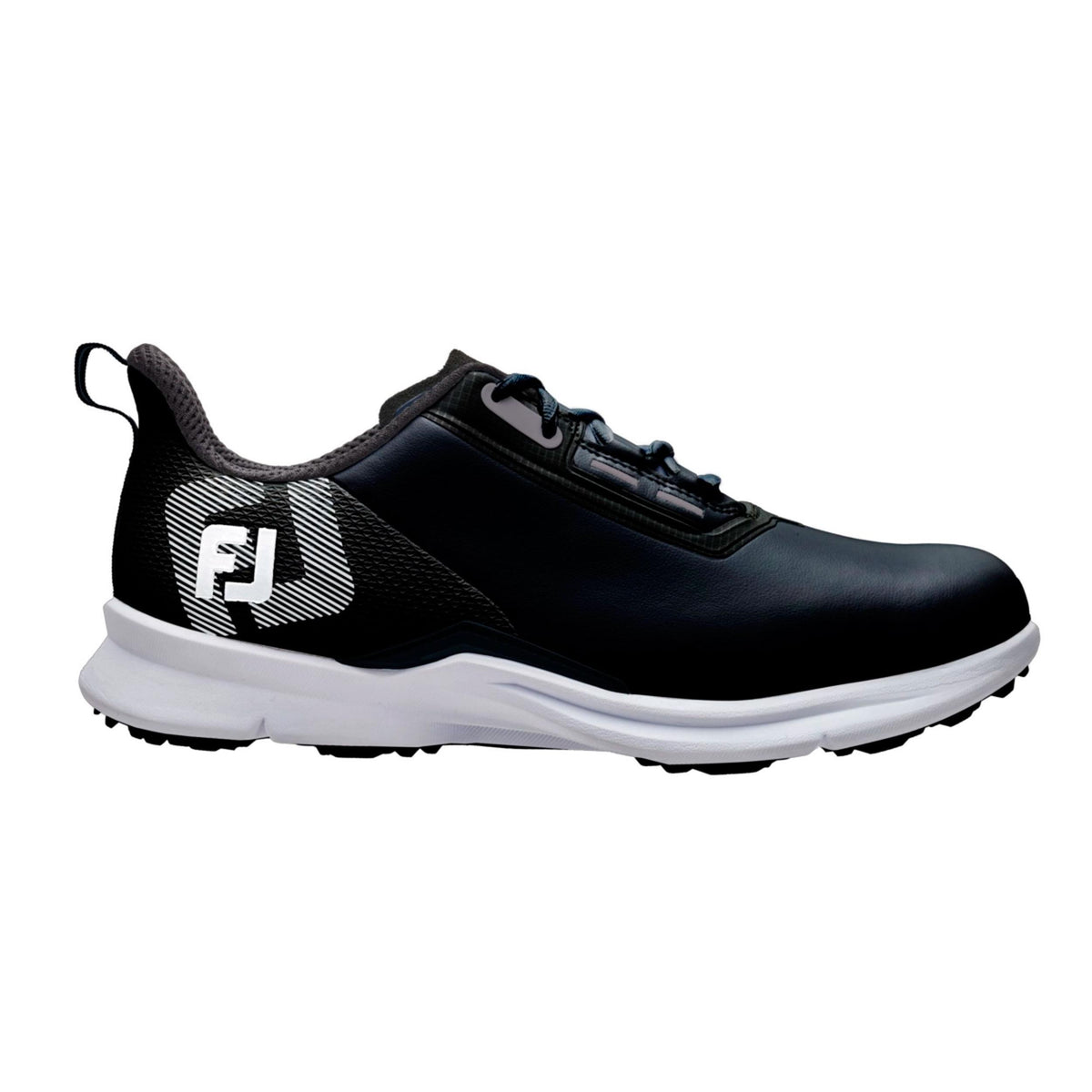 FootJoy FJ Fuel Men's Spikeless Golf Shoes - Black/Black/White/10 Medium