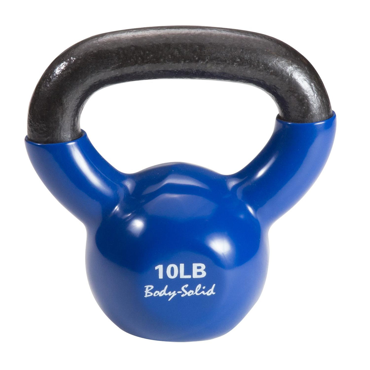 Body-Solid Vinyl Coated Kettlebell , 10 lb
