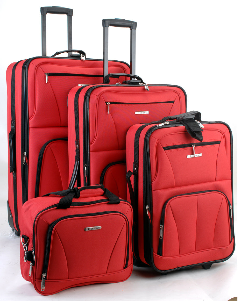 Rockland Luggage Journey, 4 pc. Set - Red