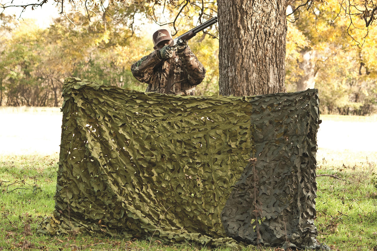 Red Rock Outdoor Gear Hunting Series Camouflage Netting - 6' x 8' - Woodland