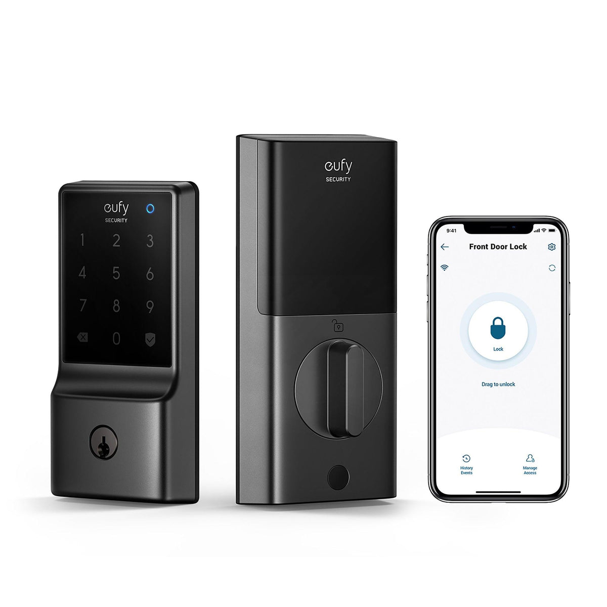 Eufy Smart Lock C210 Keyless Entry Smart Lock Black