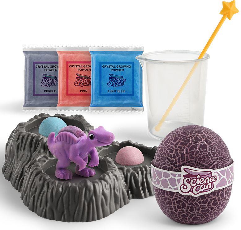 HapeToys Crystal Dinosaur Growing Kit Edaphosaurus