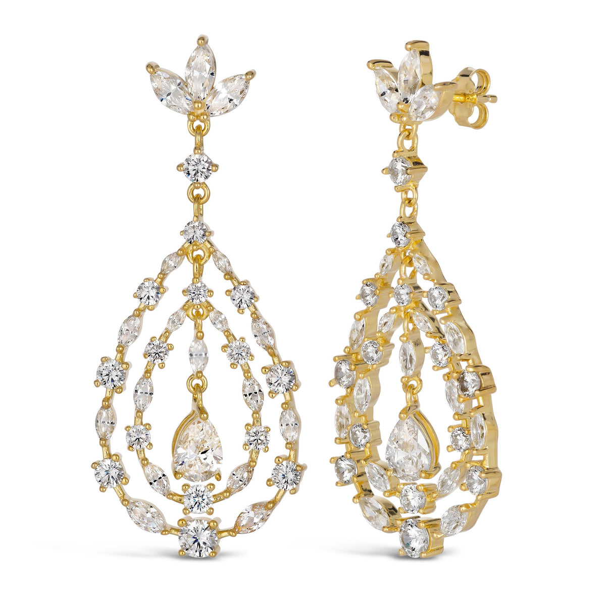 Anna Zuckerman Retro Glamour Earrings by Kathy Hilton