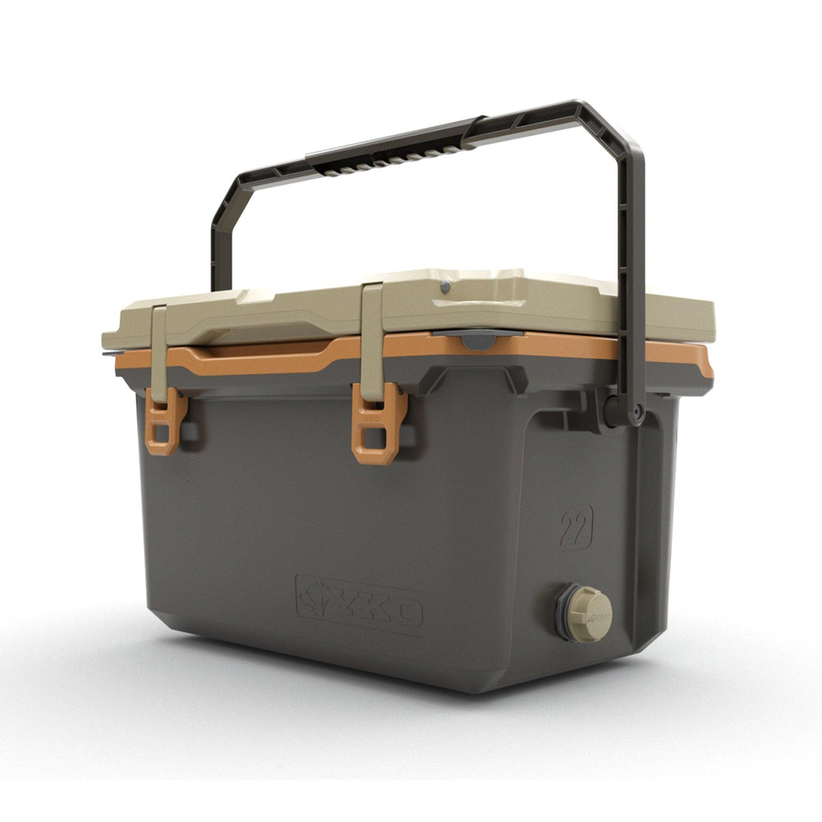 Yukon Outfitters Snake River Series 22qt Lightweight Hard Cooler Whiskey