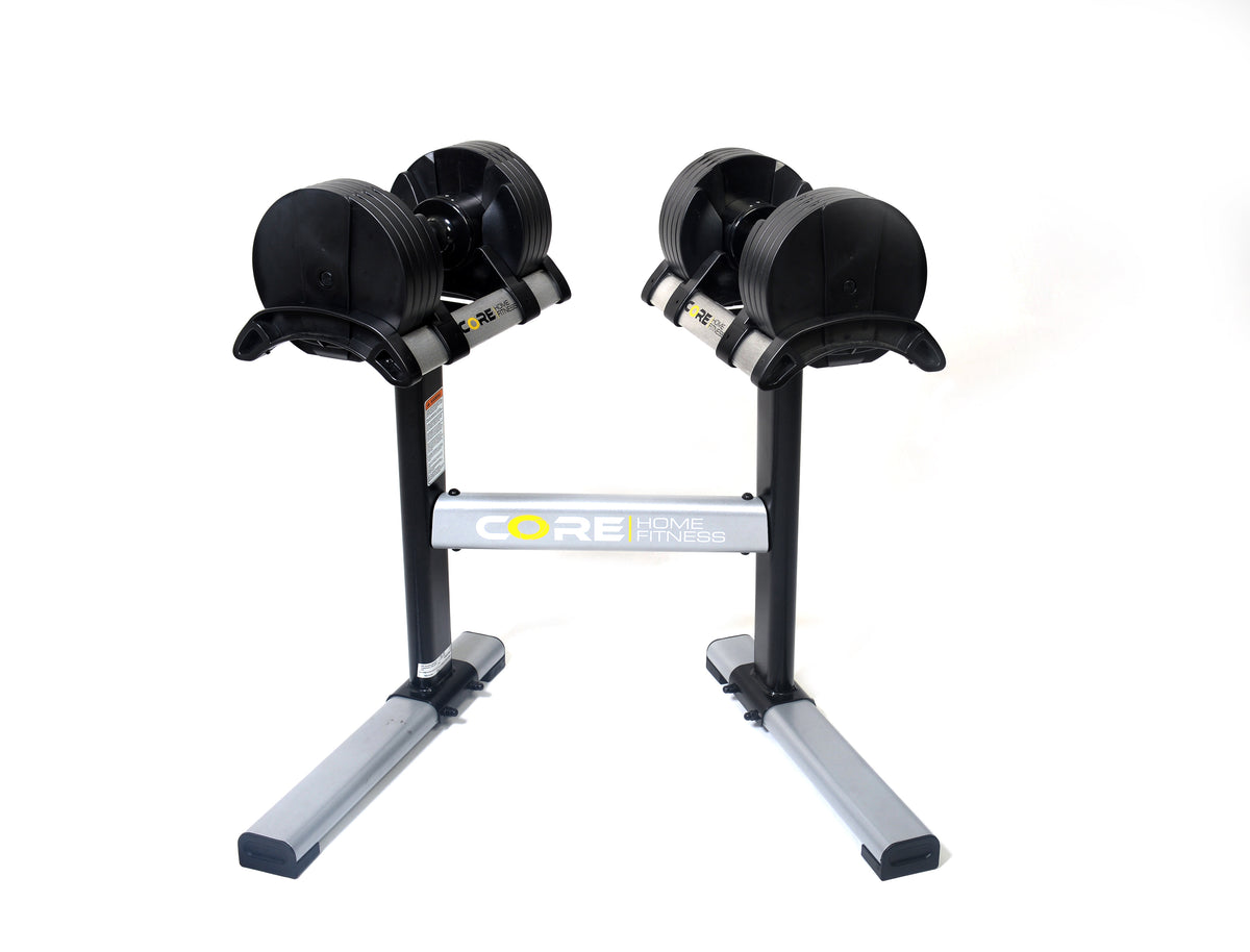 Core Home Fitness Adjustable Dumbbells & Stand