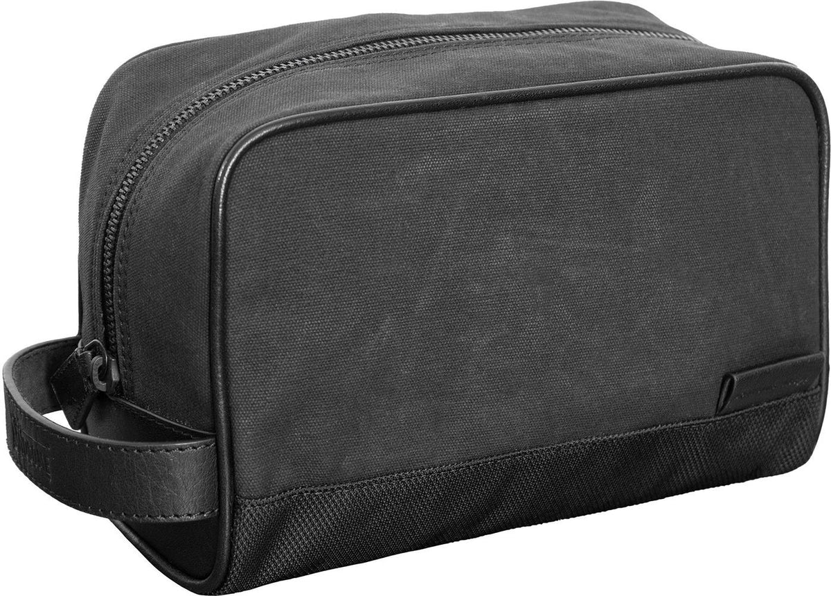 Boarding Pass Hey Handsome Waxed Canvas Dopp Kit