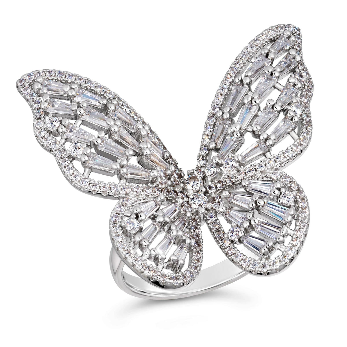 Anna Zuckerman Mariposa Modern Sculpture Ring Size 9