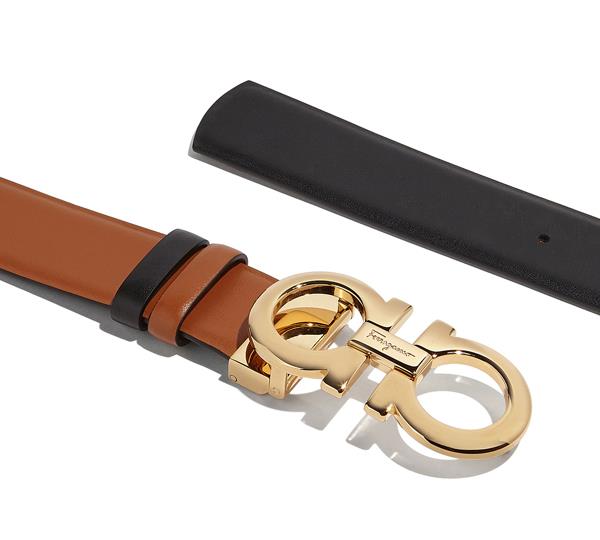 Salvatore Ferragamo Reversible and adjustable Gancini belt