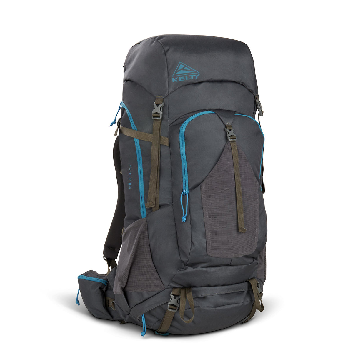 Kelty Asher 85L Pack - Beluga/Stormy Blue