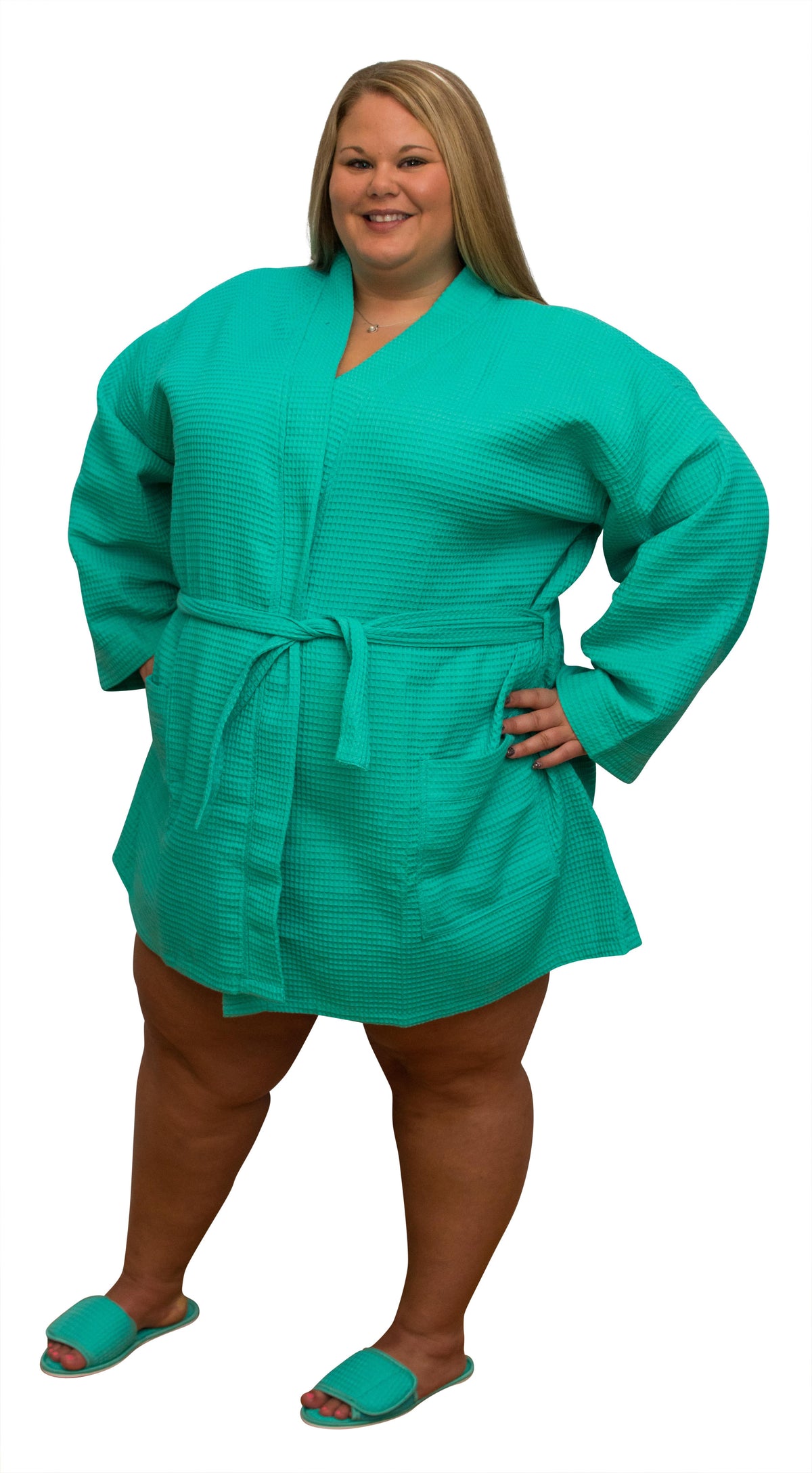 Alan Pendergrass Robes Knee Length Robe 36" - XXL - Caribbean Green