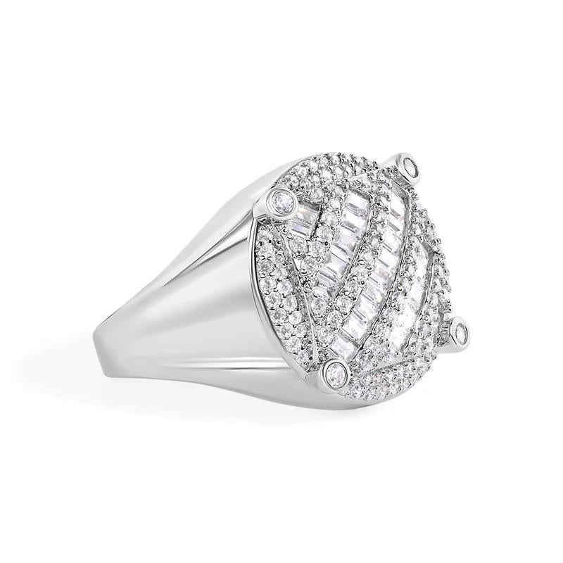 Infinity Luxe Jewelry Collection Men's Round Top Ring