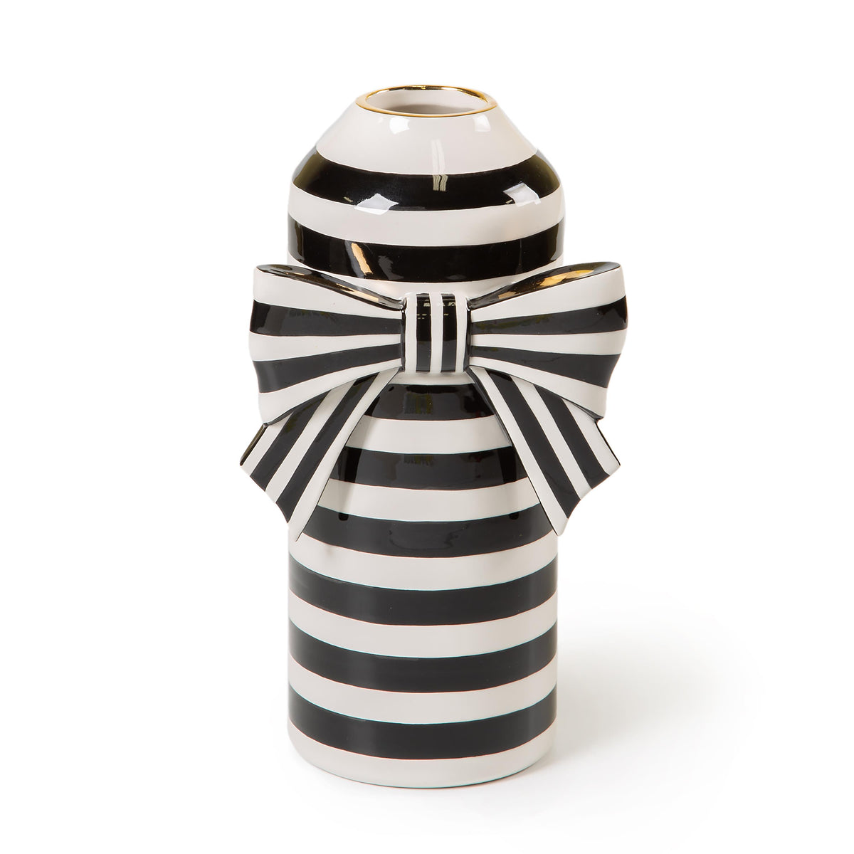 MacKenzie-Childs Courtly Bow Vase