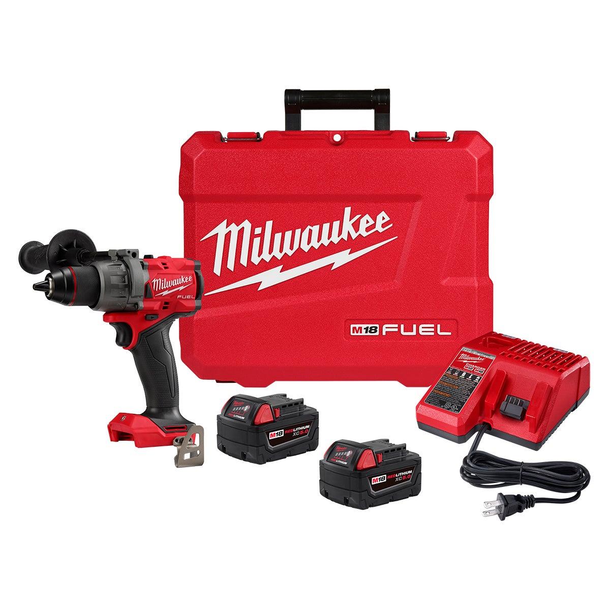 Milwaukee M18 FUEL 1/2" Driver/Drill Kit w/ 2 Batteries