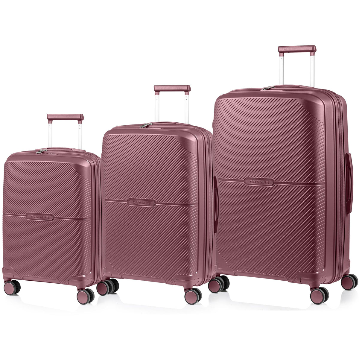 Champs Luggage Aura 3-Pcs Luggage Set Size 3 Piece Set