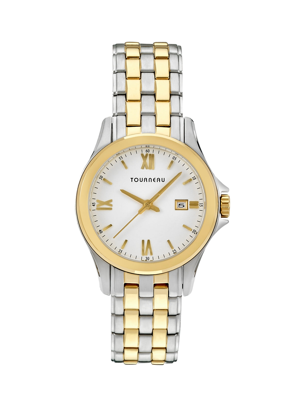 Tourneau Ladies Two-Tone Roman Dial Watch