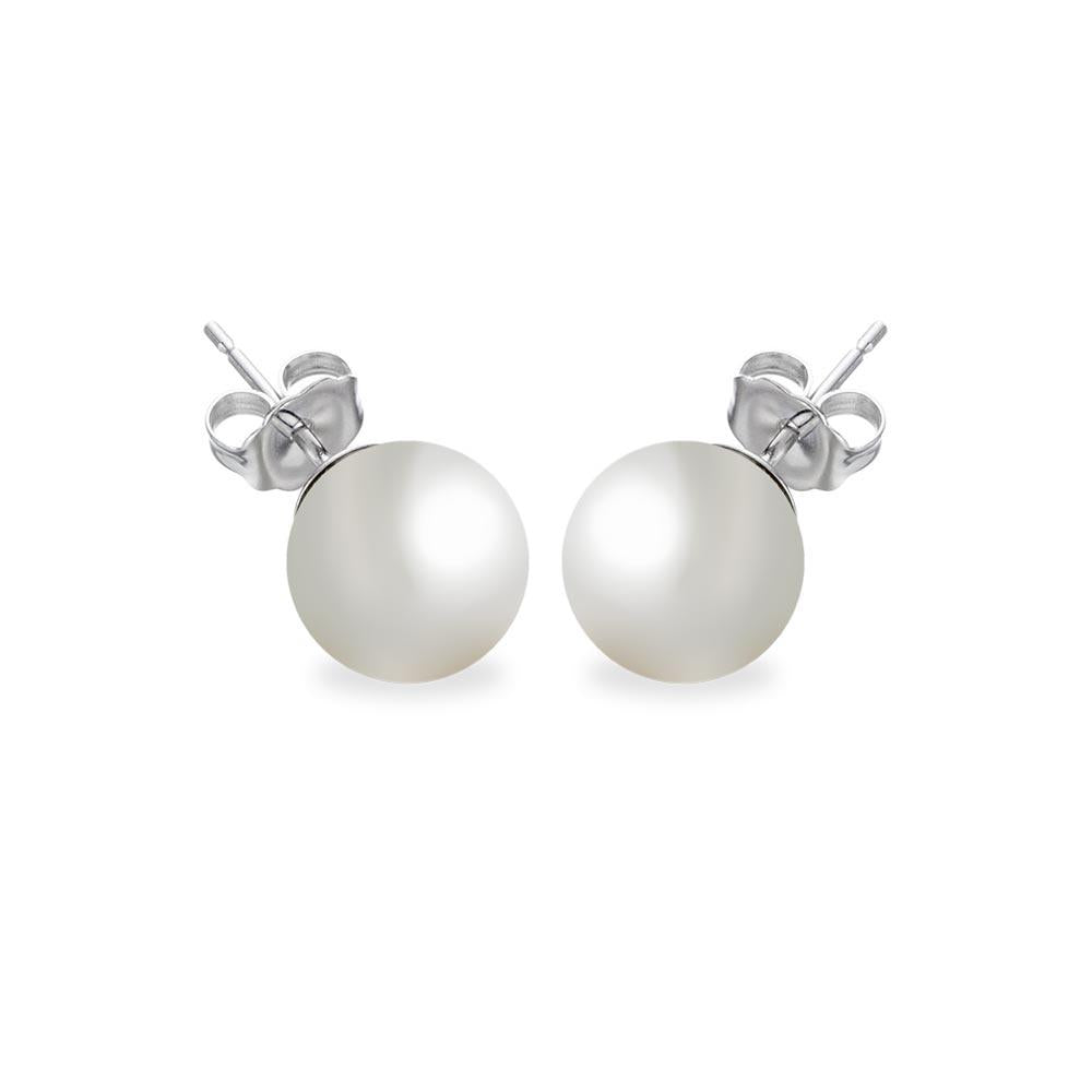 Infinity Luxe Jewelry Collection Pearl Stud Earrings