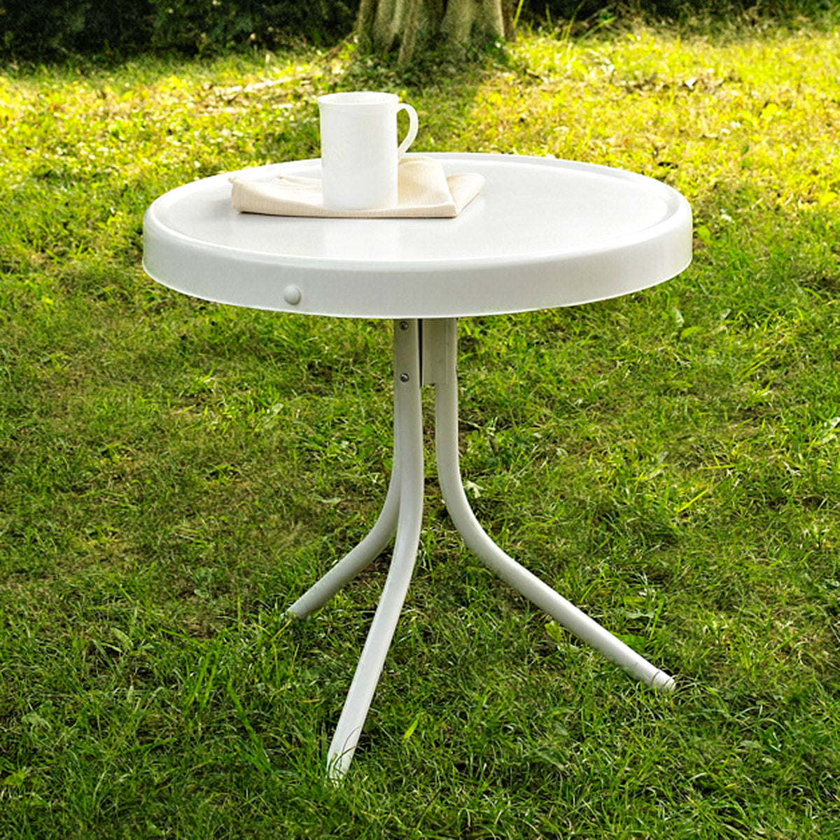 Crosley Outdoor Griffith Retro Outdoor Side Table