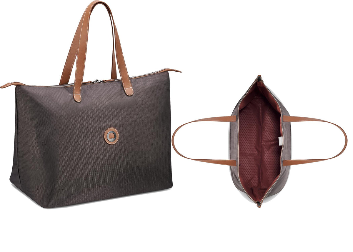 Delsey Luggage Chatalet Air 2.0 Softside Foldable Tote - Chocolate