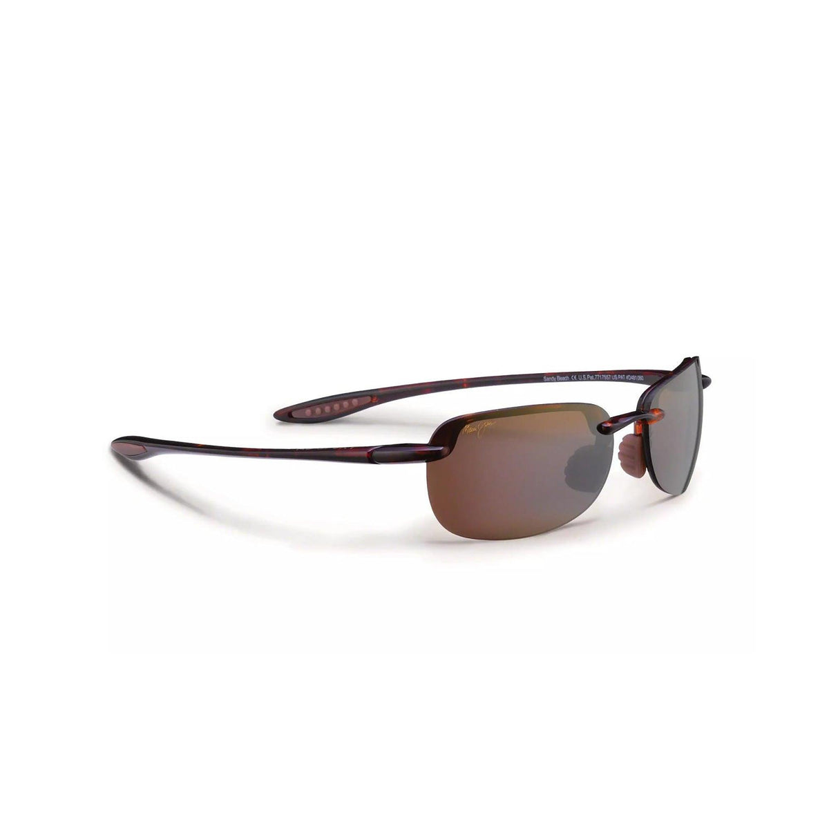 Maui Jim Sandy Beach Polarized Sunglasses Tortoise Frame HCL Bronzey Lens