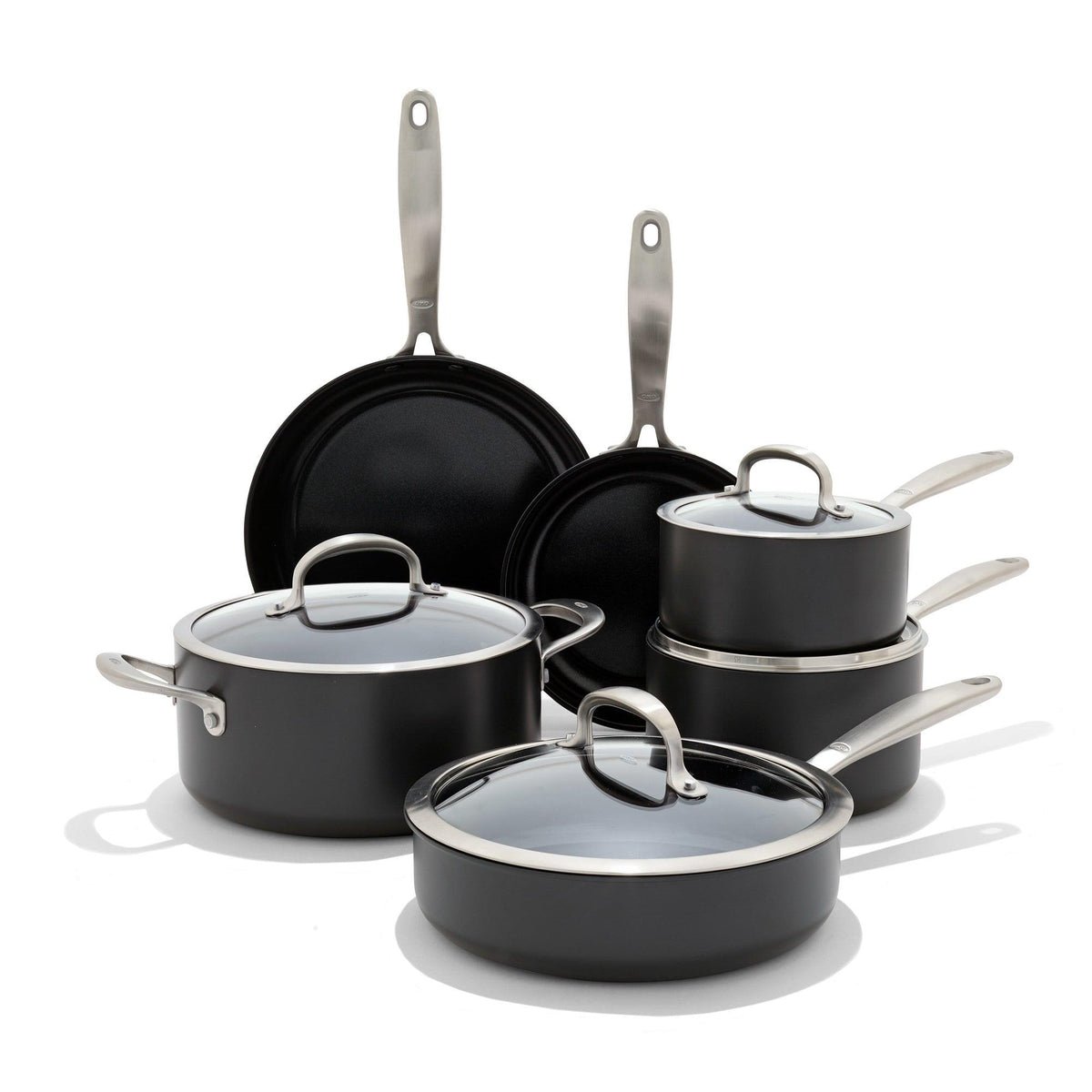 OXO Enhanced 10pc Ceramic Nonstick Cookware Set
