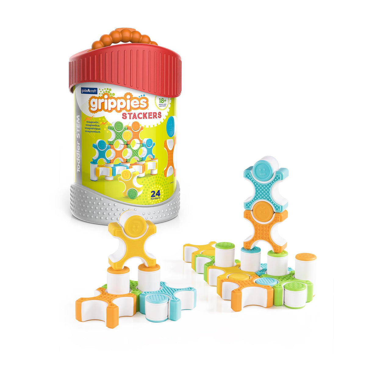 Guidecraft Grippies Stackers 24pc set