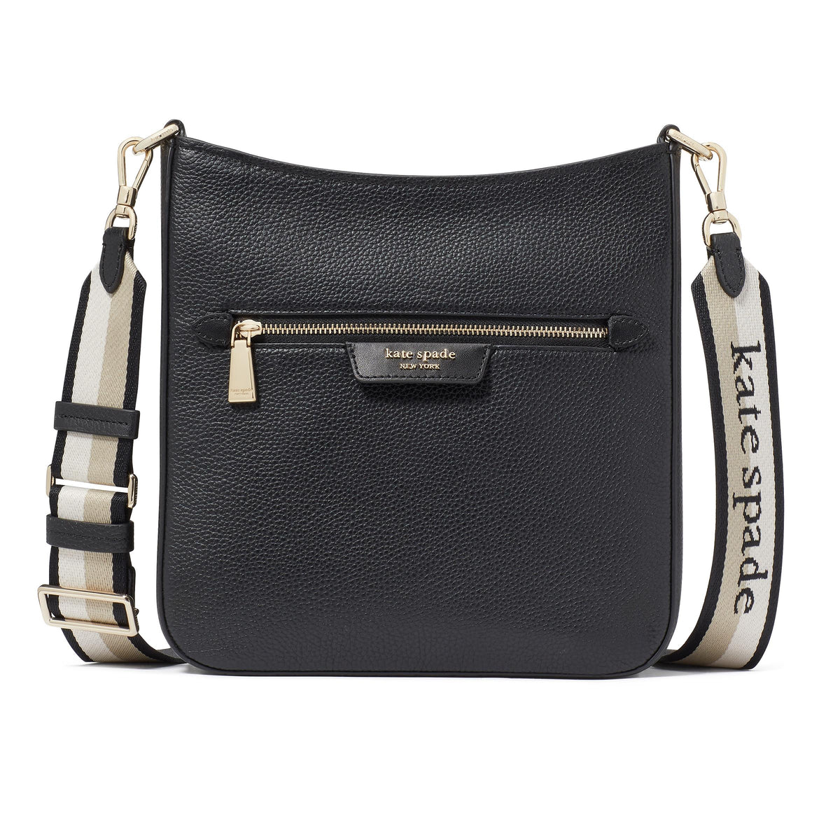 kate spade new york Hudson Messenger Crossbody - Black