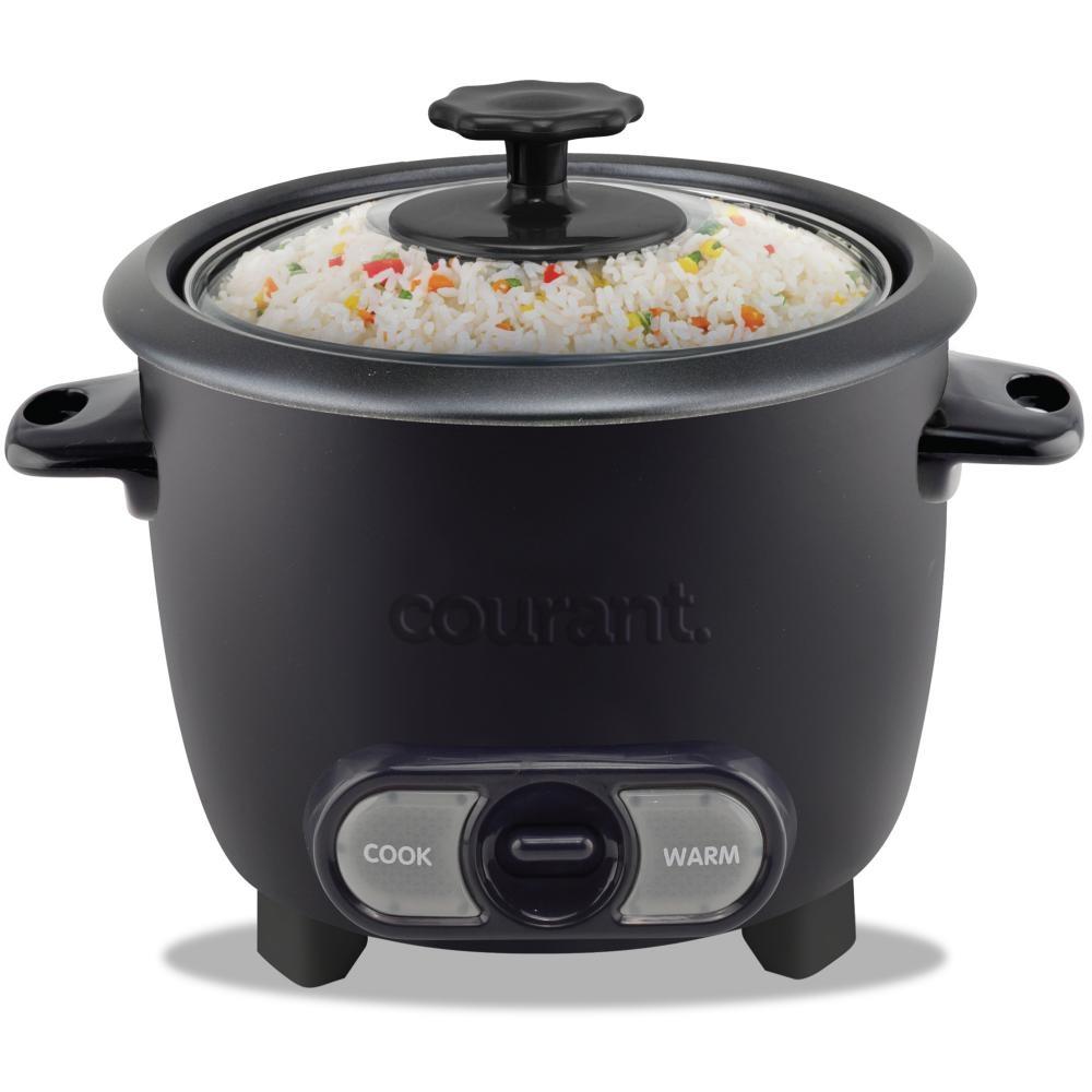 Courant 8C Rice Cooker - Black