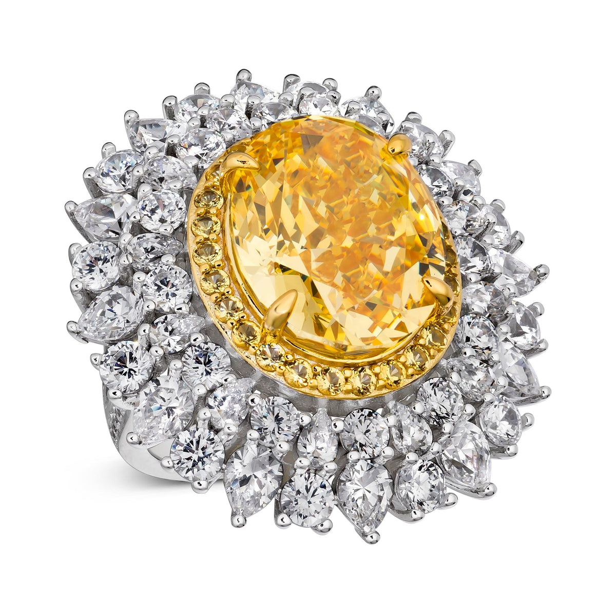Anna Zuckerman Royal Carina 25 Carat Ring XL Size 8