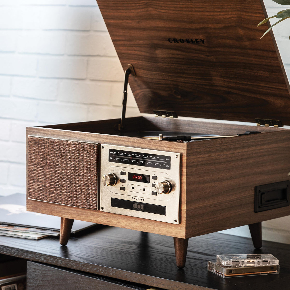 Crosley Radios Serenade 8-In-1 Record Player