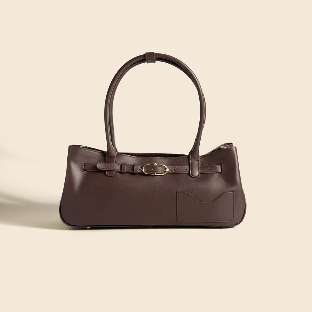 OLEADA Handbags Mini Marina Tote, Chocolate