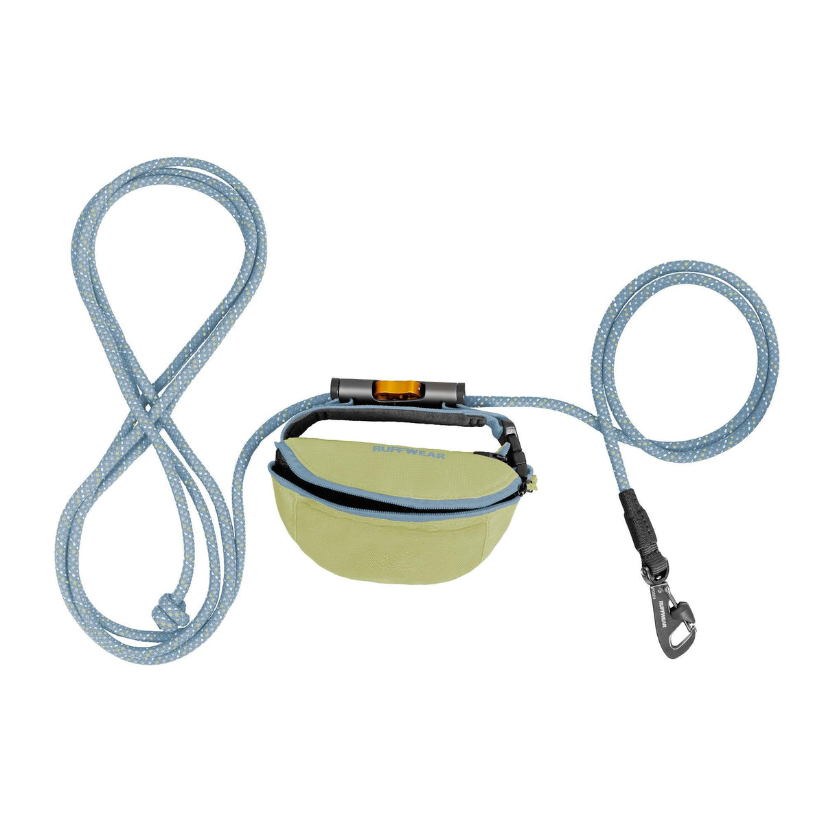 Ruffwear Hitch Hiker Portable Hitch & Leash Combo Sunny Lime