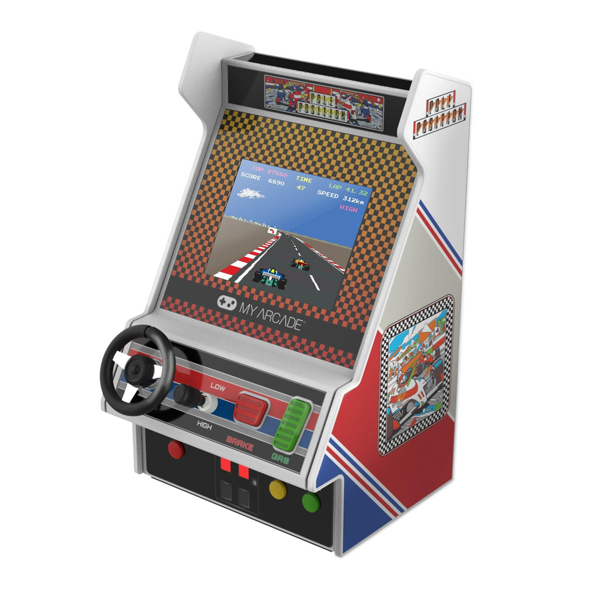 My Arcade Pole Position 7.5" Portable Retro Arcade