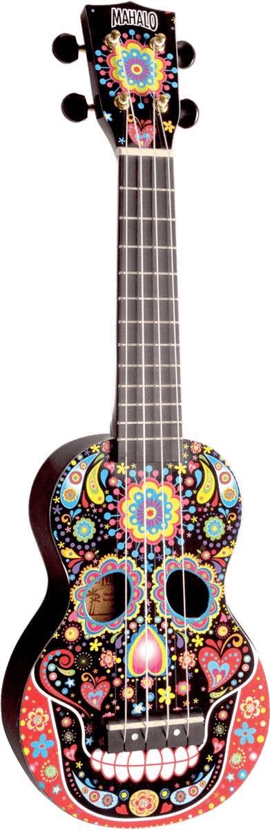 Mahalo Ukuleles Art Series Day of the Dead Soprano Ukulele