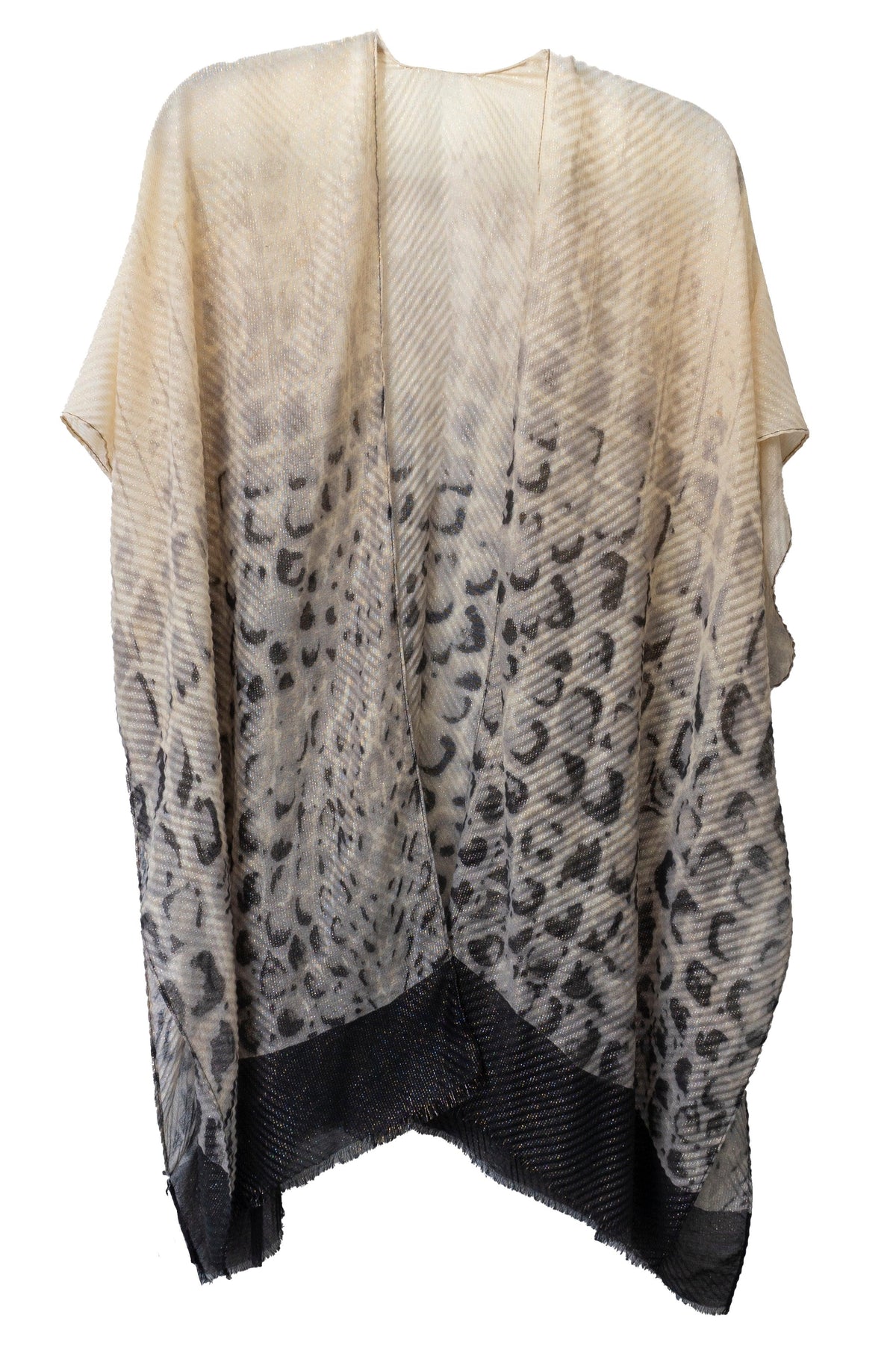 Jessica McClintock Lurex Snake Crinkle Kimono