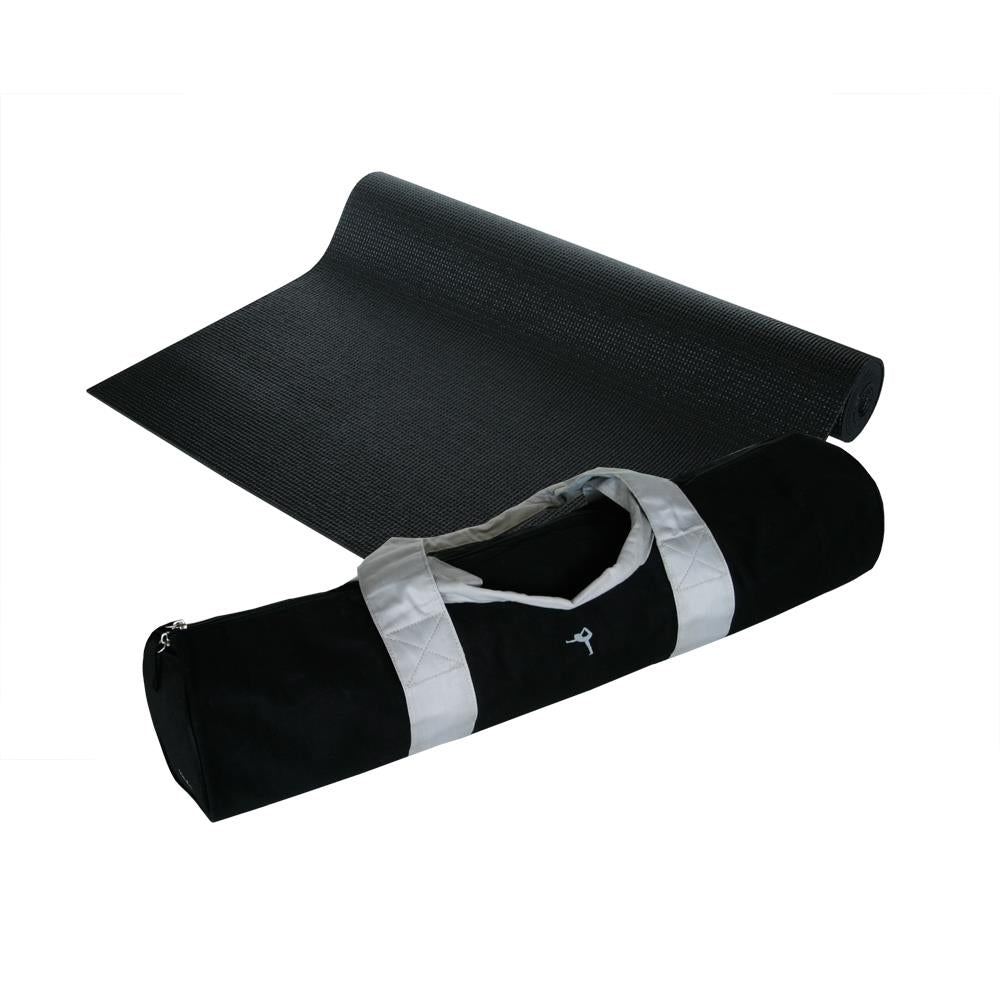 Wai Lana Yoga Sport Bag Black & Yoga Mat 1/8" Black
