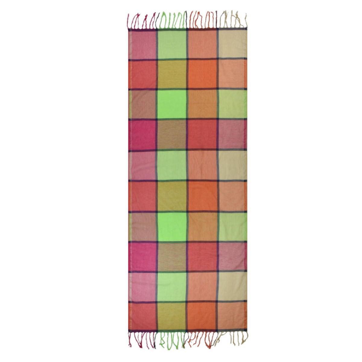 Dupatta Designs Ethan Playful Check Scarf