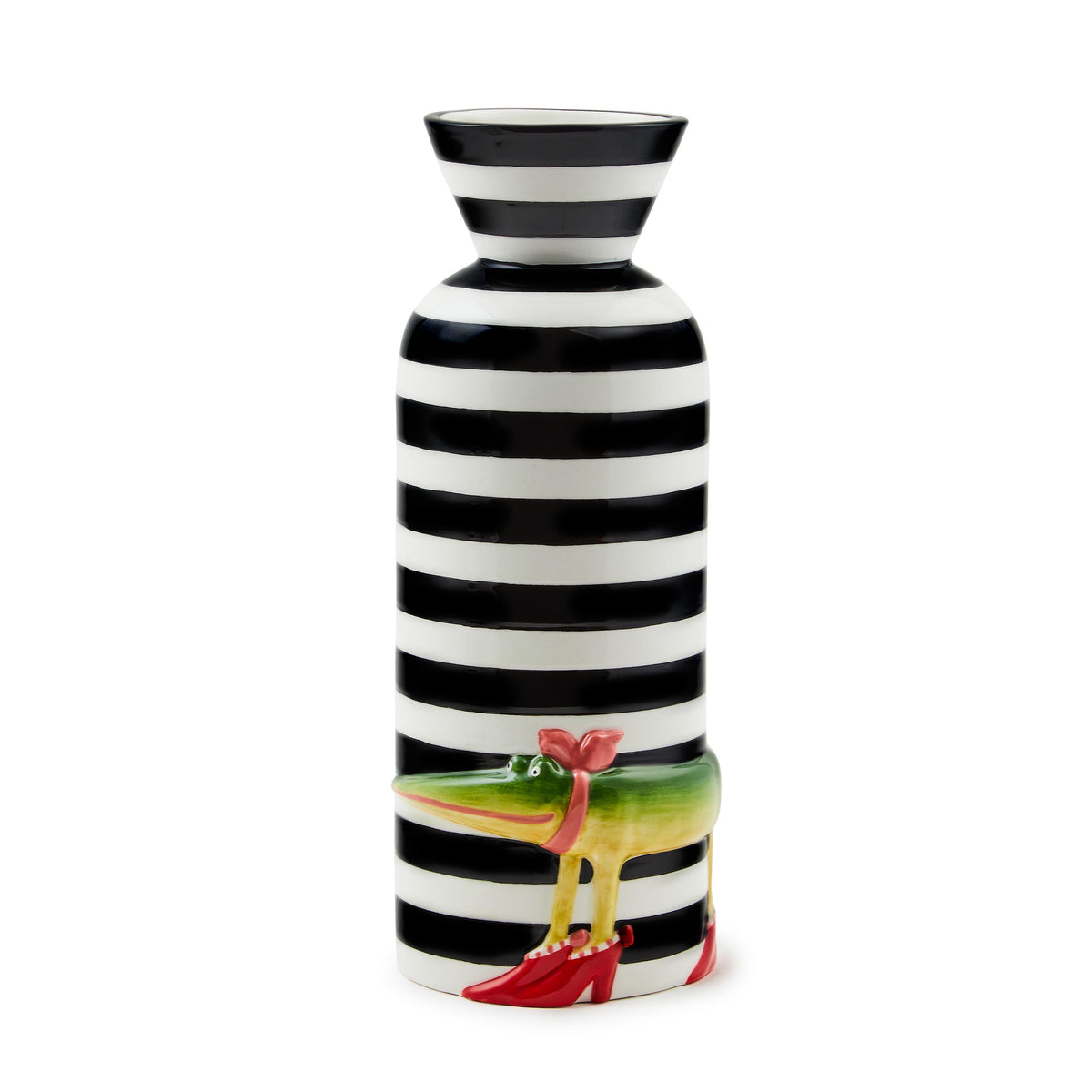 MacKenzie-Childs Patience Brewster Gloria Alligator Vase