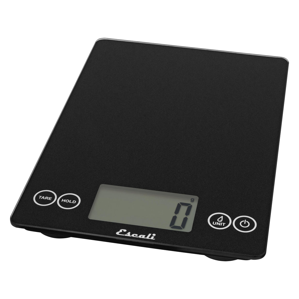 KitchenSupply Escali - Arti Glass Digital Scale, Black Obsidian