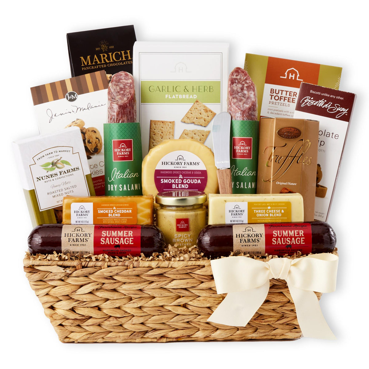 Hickory Farms Deluxe Charcuterie Gift Basket