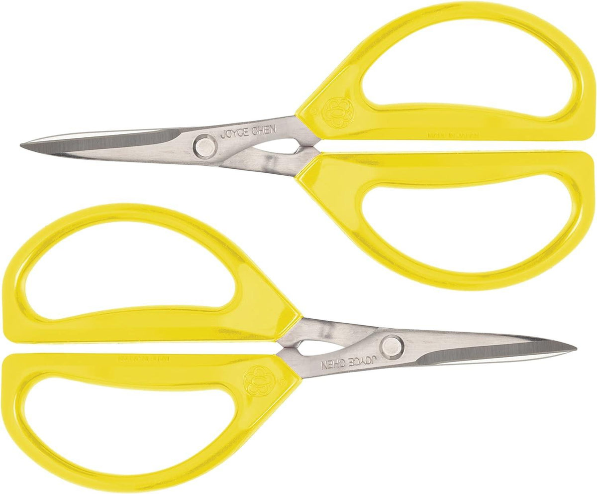 KitchenSupply Joyce Chen - Original Unlimited Kitchen Scissors, 2 Pack - Yellow