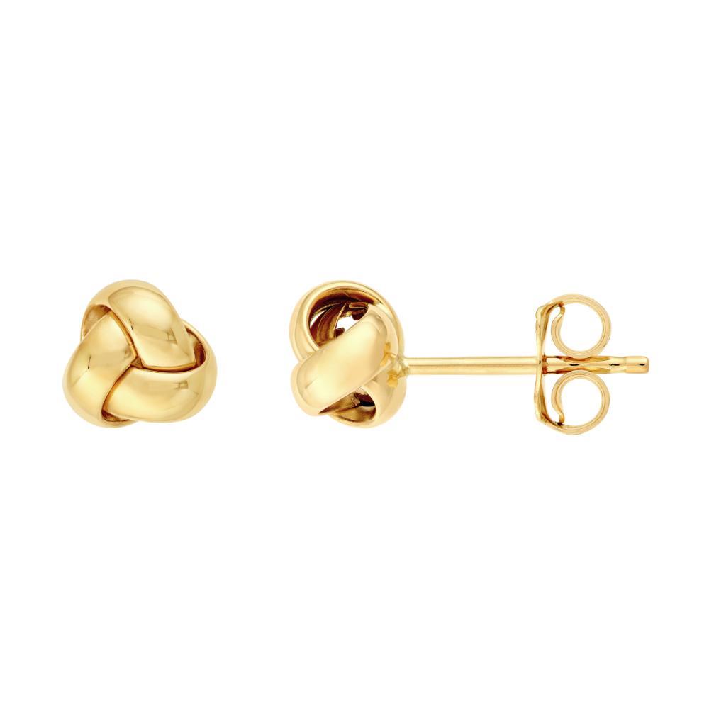 HAWLEY ST Polished Love Knot Stud Earrings